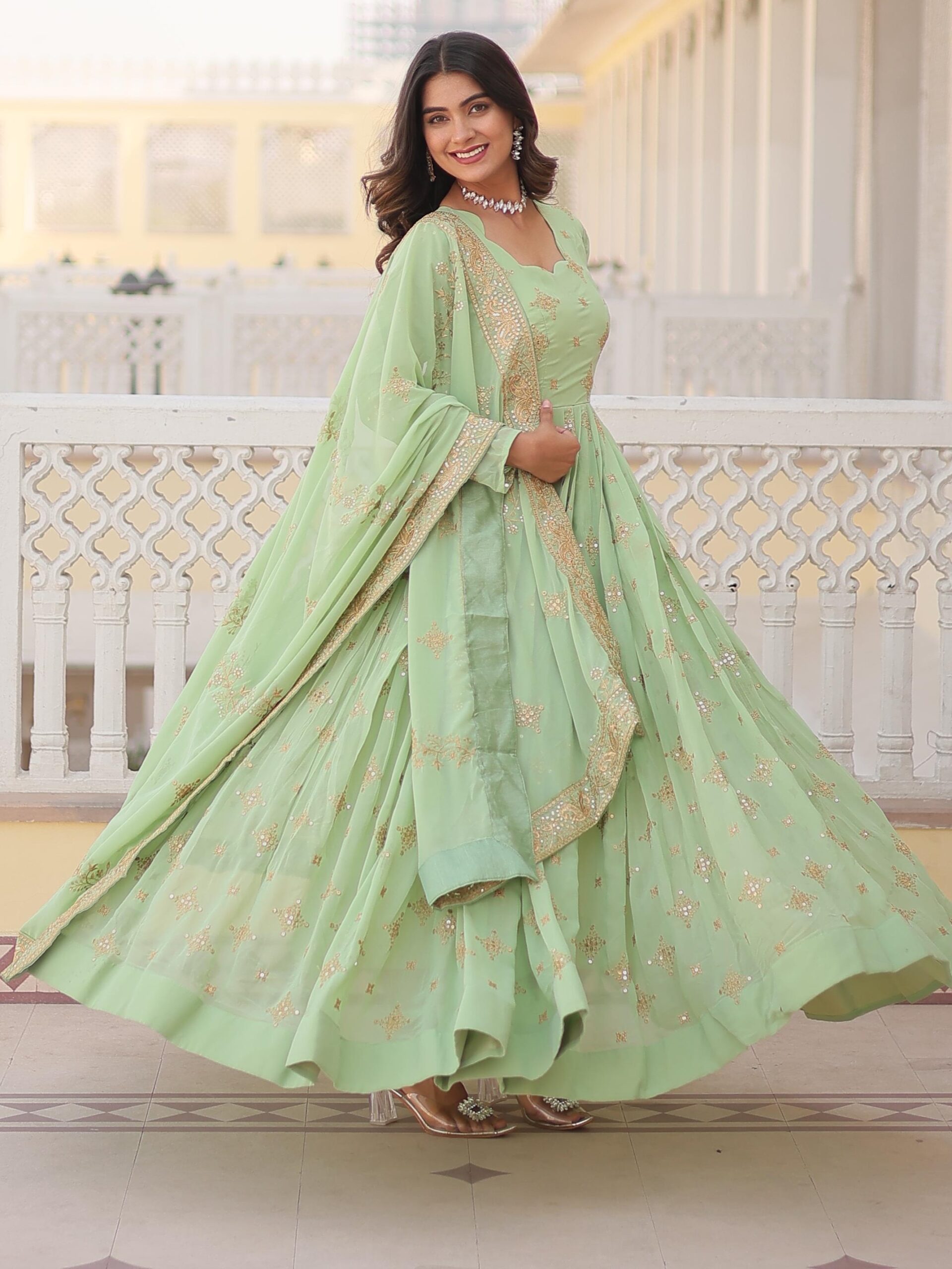 Premium Readymade Designer Gown // 018 - Image 4