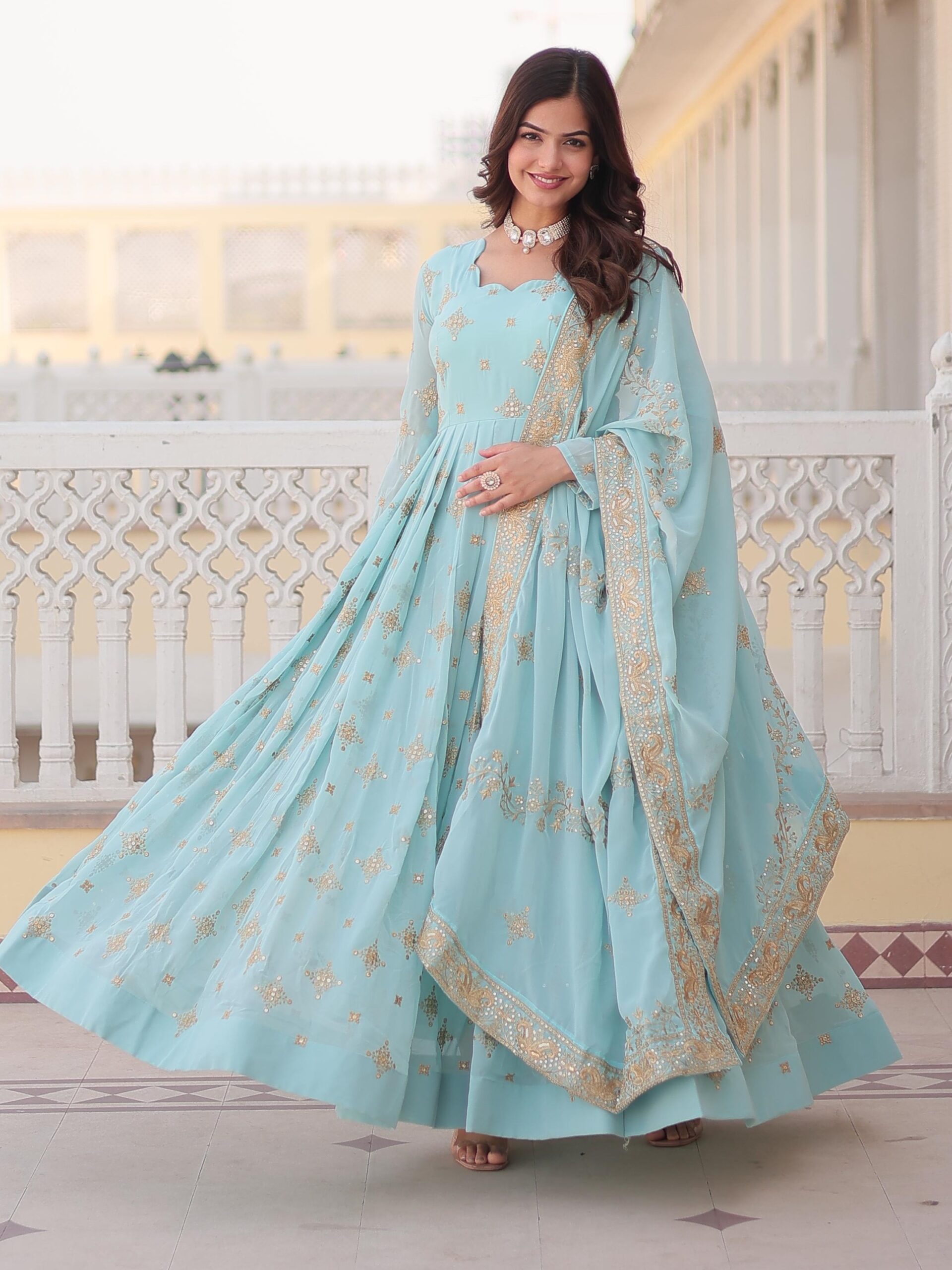 Premium Readymade Designer Gown // 017