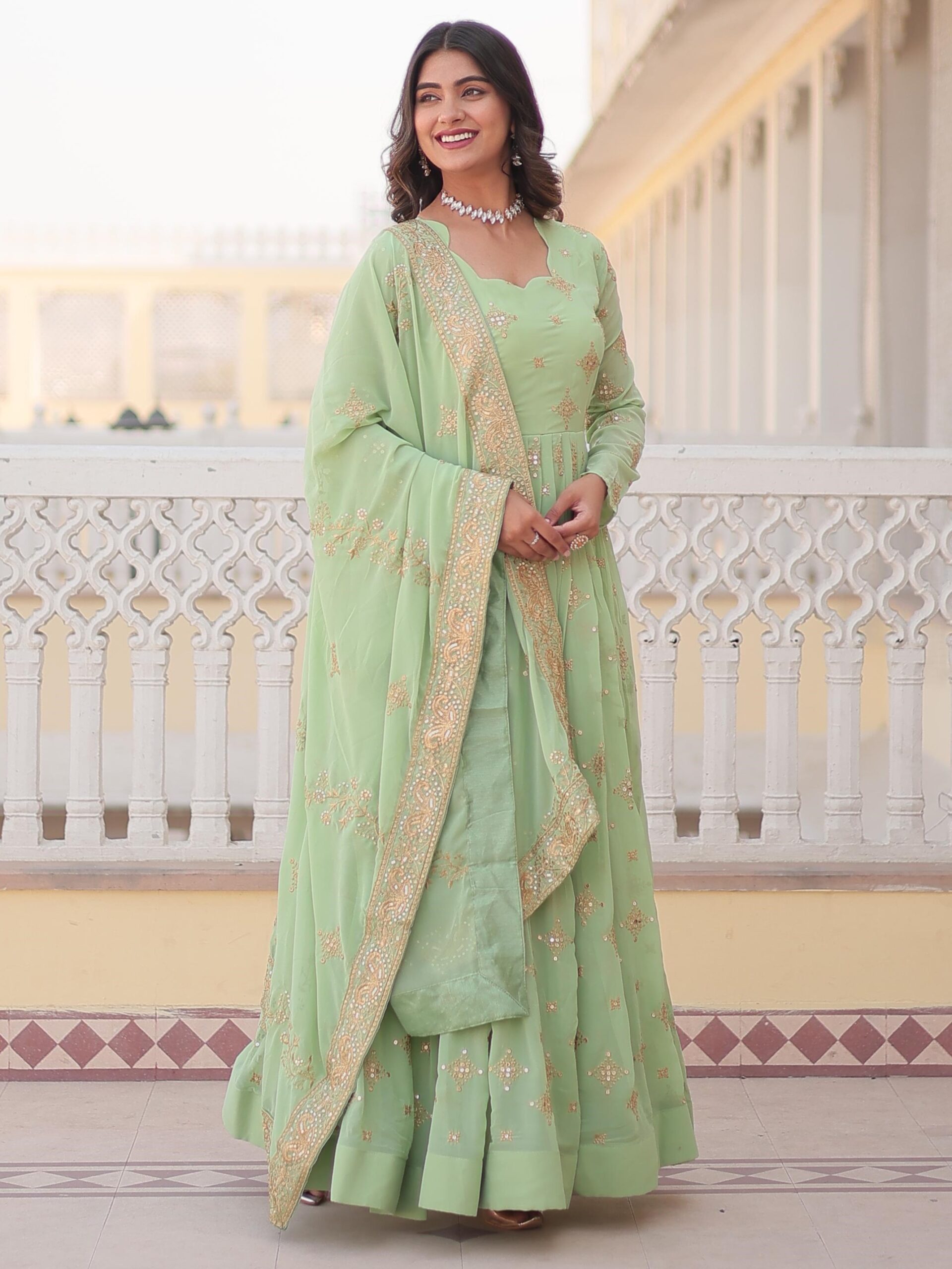 Premium Readymade Designer Gown // 018 - Image 2