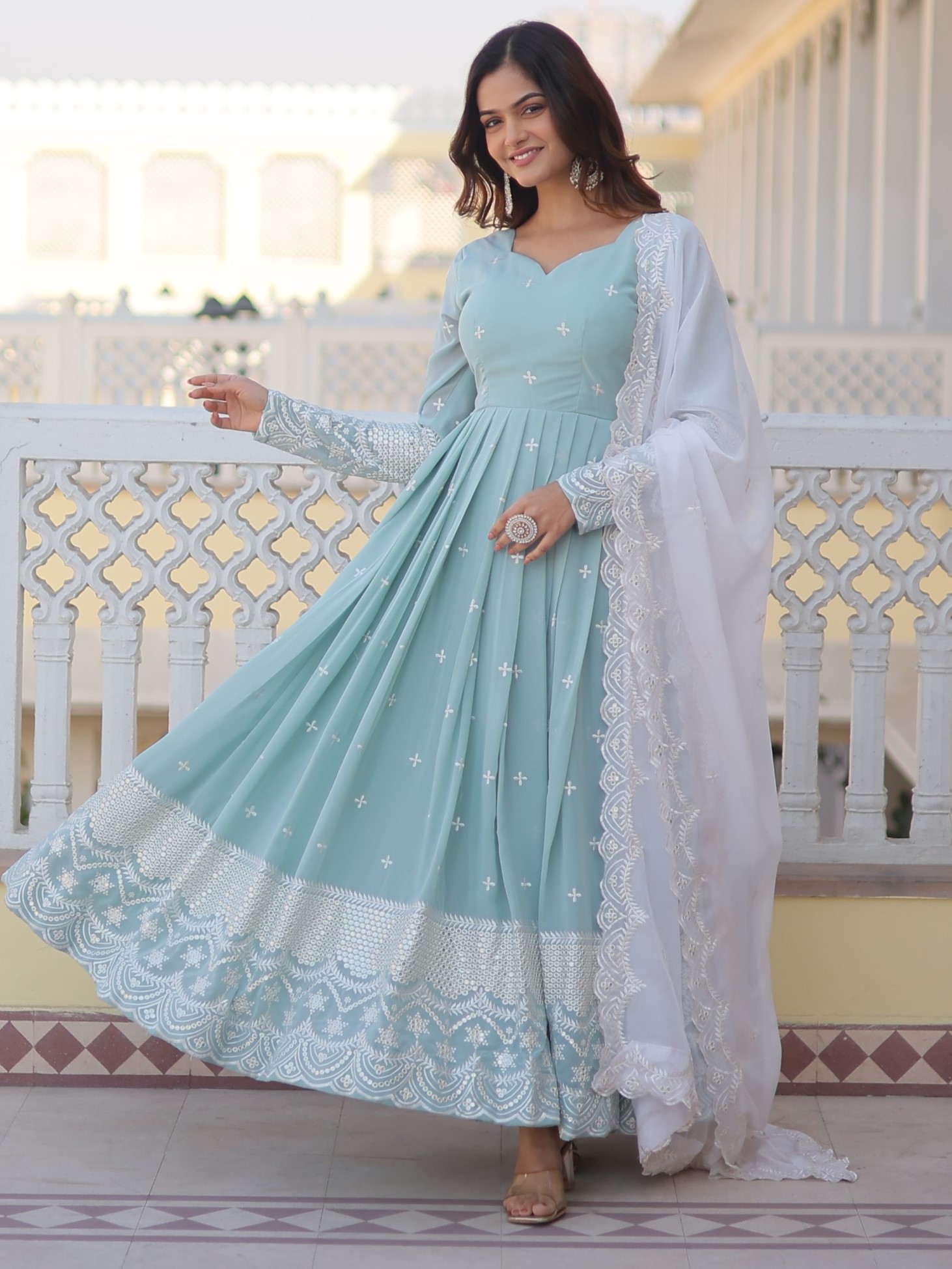 Premium Readymade Designer Gown // 019