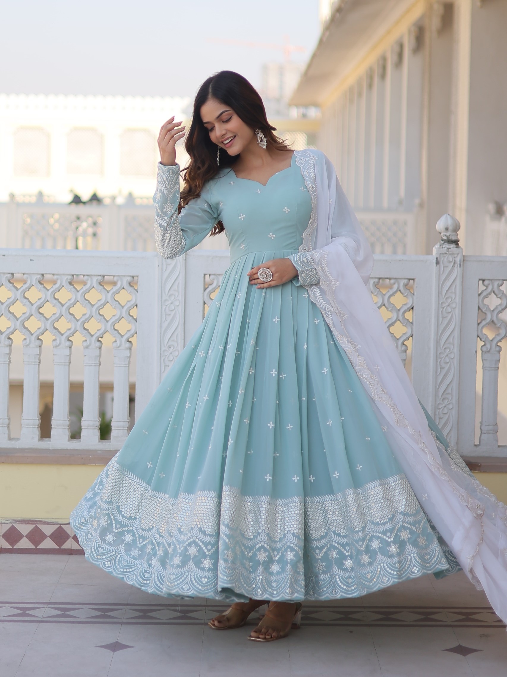 Premium Readymade Designer Gown // 019 - Image 5